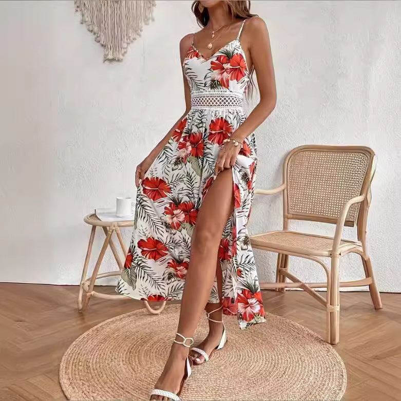 R&B | Elegantes bedrucktes Kleid