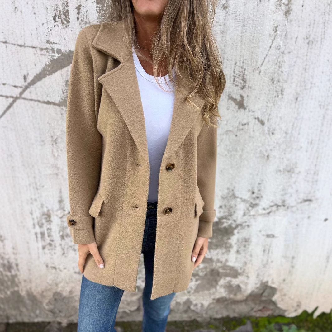 Damen modische Oversized-Manteljacke R&B