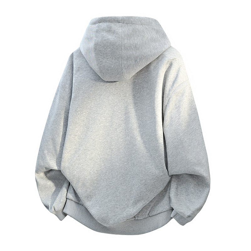 Damen Oversized Kapuzenjacke mit doppeltem Fleecefutter und seitlichen Taschen R&B