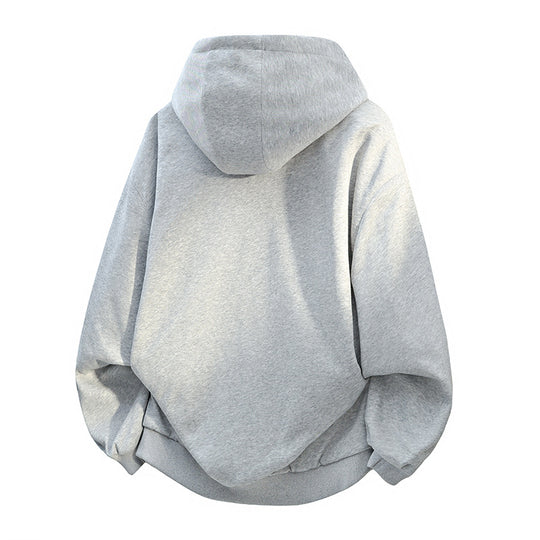 Damen Oversized Kapuzenjacke mit doppeltem Fleecefutter und seitlichen Taschen R&B