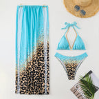 Damen Bikini-Set mit extravagantem Wickelrock und elegantem Schnitt R&B