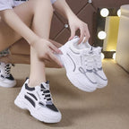 Damen Modische Chunky Sneakers mit ergonomischer Dämpfung und stabiler Sohle R&B