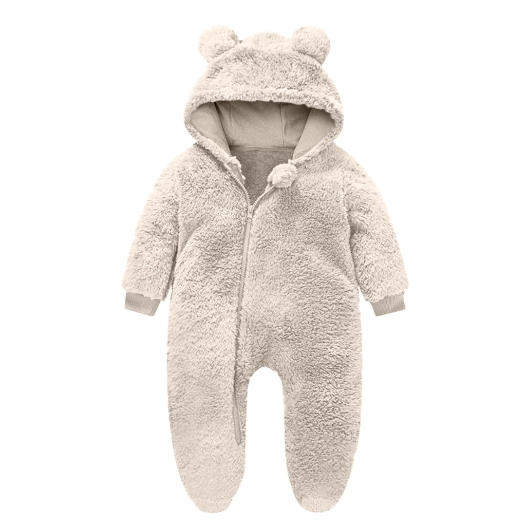 Kleinkind Fleece Overall mit Bärenohren R&B