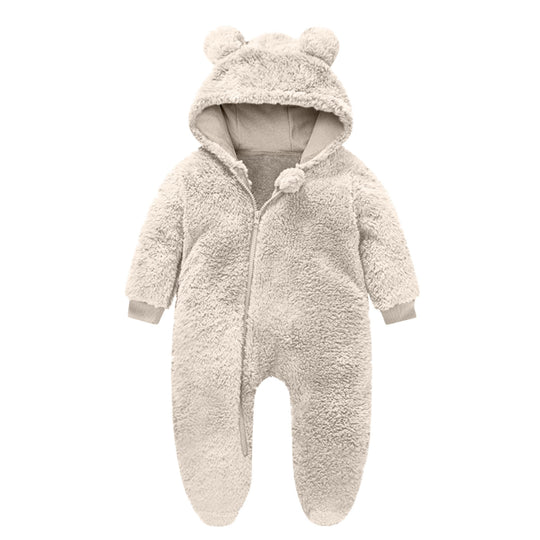 Kleinkind Fleece Overall mit Bärenohren R&B