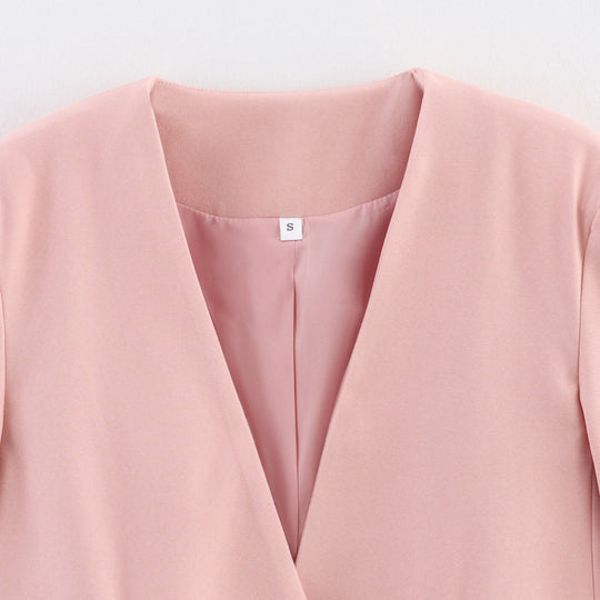 Damen Blazerjacke mit elegantem Schnitt und modernen Taschen R&B