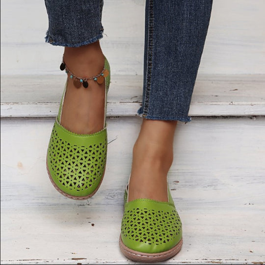 Damen Atmungsaktive Slip-On Sandalen mit seitlicher Öffnung und modischem Design R&B