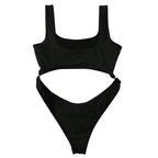 Damen Einteiler Badeanzug mit innovativem Cut-Out-Design
