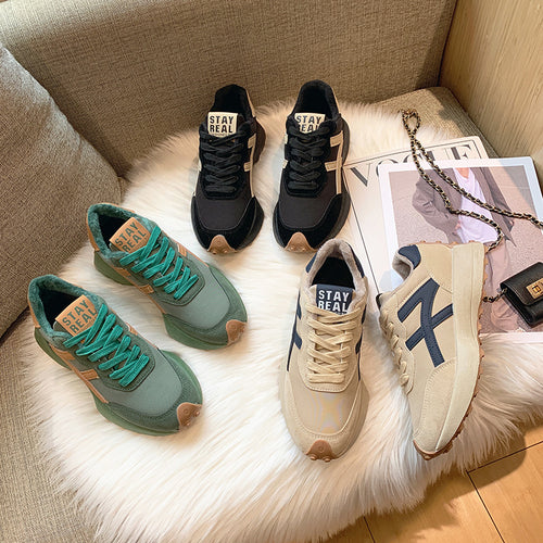 Damen Sportliche Sneaker mit atmungsaktiver Obermaterialstruktur und gedämpfter Sohle R&B