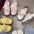 Damen Sneakers mit modischem Schleifen-Design und atmungsaktiver Sohle