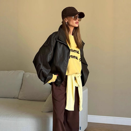 Damen oversized jacke R&B