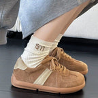 Damen Sportliche Veloursleder Sneakers mit dämpfender Sohle R&B