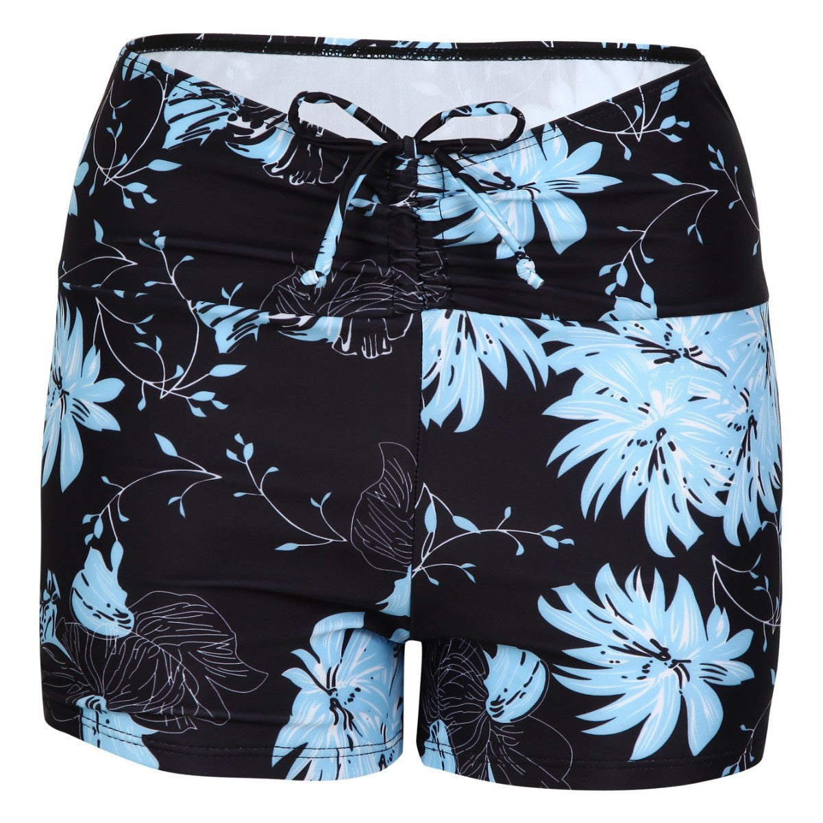 Damen Bikini-Höschen mit hohem Bund und raffinierten Rüschendetails R&B