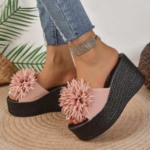 Damen Espadrilles mit modischem Blumendesign R&B
