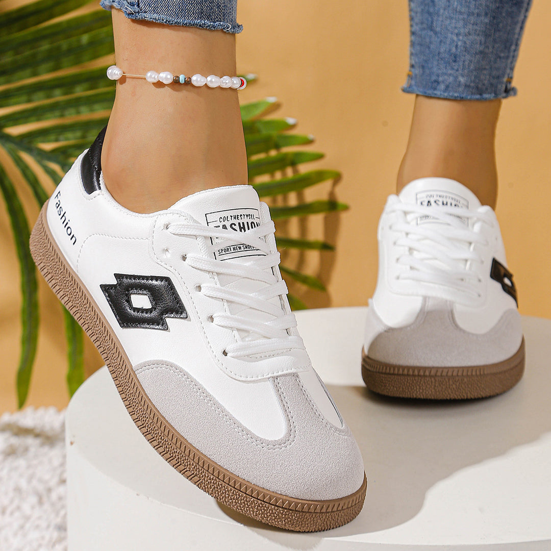 Damen Sportliche Sneaker mit hochwertiger Oberflächenstruktur und rutschfester Sohle R&B