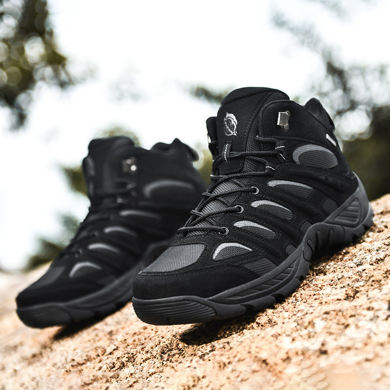 Damen Hochwertige Outdoor-Schnürboots mit wasserabweisendem Obermaterial und rutschfester Sohle R&B