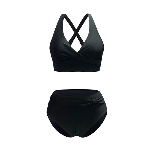 Damen Sportliches Bikini-Set mit trendigem Schnitt und modernem Grafikdesign R&B