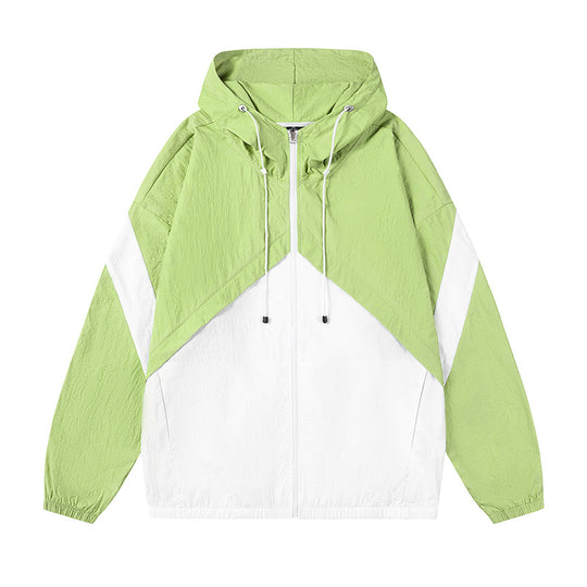 Herren sportliche Windjacke mit verstellbarem Kapuzensystem und reflektierenden Details R&B