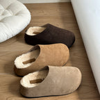Damen Kuschelige Hausschuhe mit flauschigem Innenfutter und rutschfester Sohle R&B