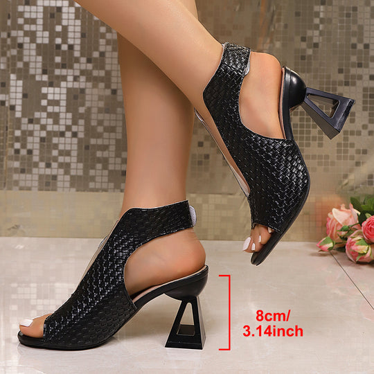 Damen Riemchen-Sandalen mit elegantem Blockabsatz R&B