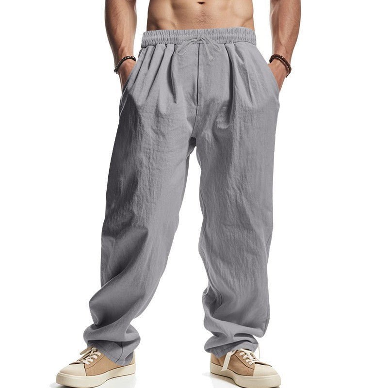 Herren Luftige Freizeithose mit elastischem Bund und Taschen R&B