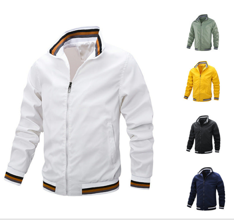 Herren elegante Bomberjacke mit stark isolierendem Innenfutter R&B