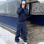 Herren nan Oversize Zip-Hoodie und Relaxed Sweatpants Set Redlich & Becker