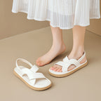 Damen bequeme Riemensandalen mit flexiblem Fußbett und anpassbarem Riemen