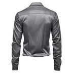Herren Hemd mit elegantem Muster und modernem Glanz