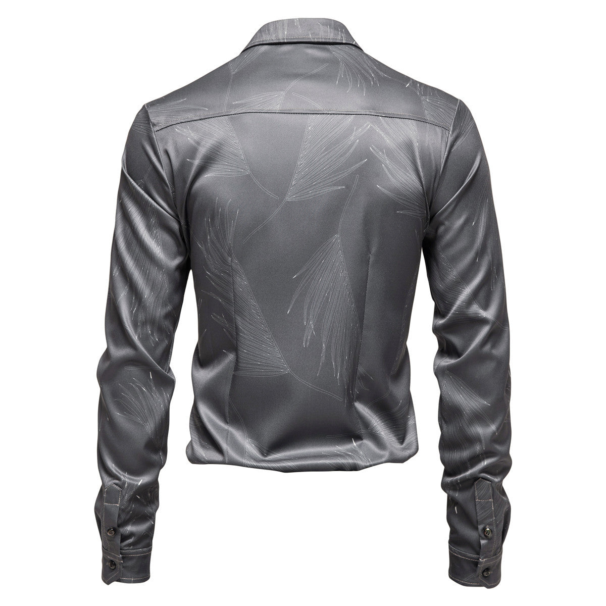Herren Hemd mit elegantem Muster und modernem Glanz