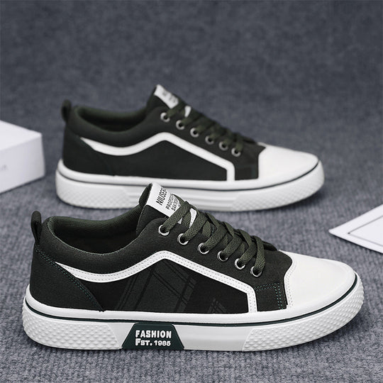 Damen Modische Low-Top Sneakers mit grafischen Akzenten R&B
