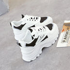 Damen Chunky Sneakers mit atmungsaktivem Obermaterial und stoßdämpfender Sohle R&B