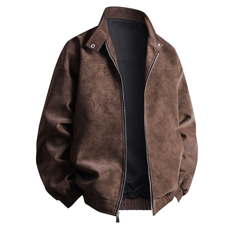 Herren modische Übergangsjacke im lässigen Stil mit praktischen Taschen R&B