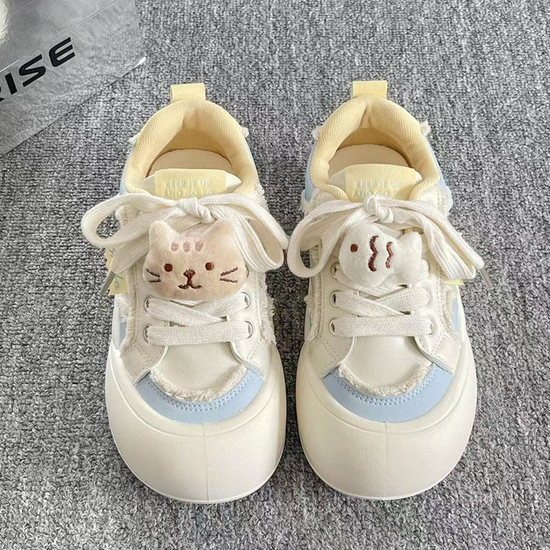 Damen Sneakers mit verspieltem Tiermotiv und gepolsterter Sohle R&B