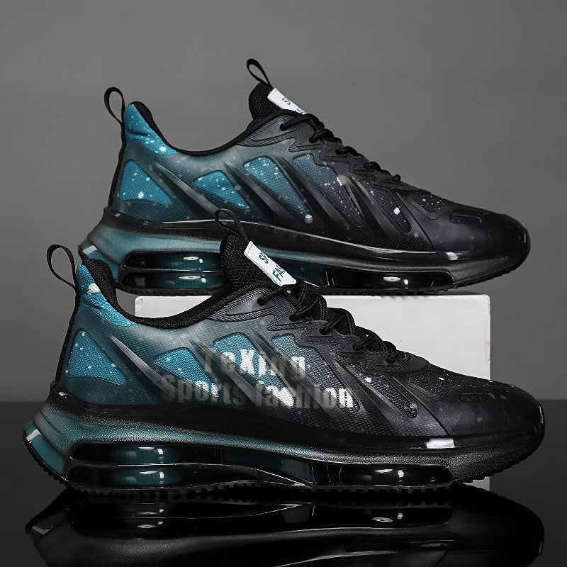 Damen Sportliche Sneakers mit transparentem Obermaterial und LED-Beleuchtung R&B