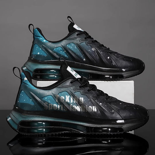 Damen Sportliche Sneakers mit transparentem Obermaterial und LED-Beleuchtung R&B