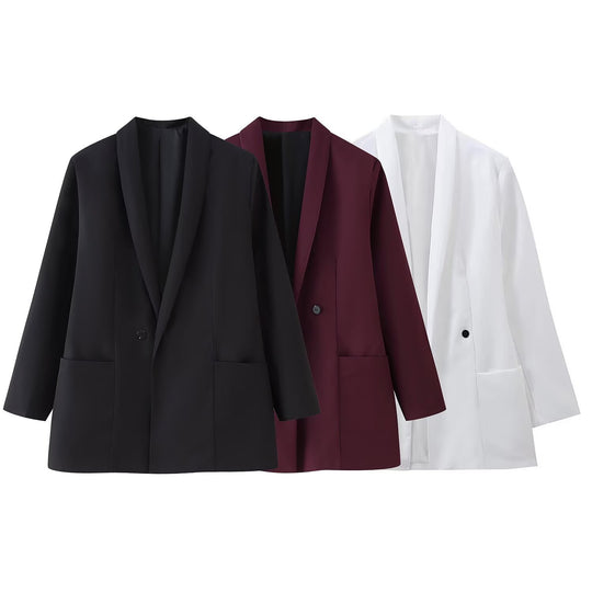 Damen Eleganter Oversized Blazer R&B