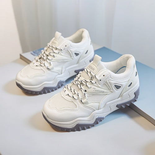 Damen Lifestyle Sneakers mit atmungsaktivem Mesh und rutschfester Sohlenkonstruktion R&B