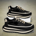 Damen Sportliche Sneaker mit dämpfender Profilsohle und modischen Akzenten EB