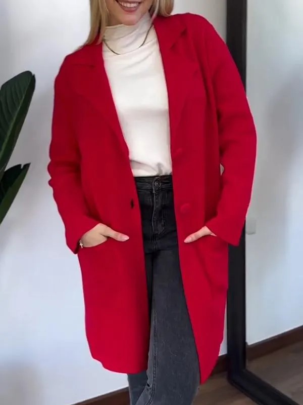 Damen Elegante und bequeme Übergangsjacke mit praktischen Taschen R&B