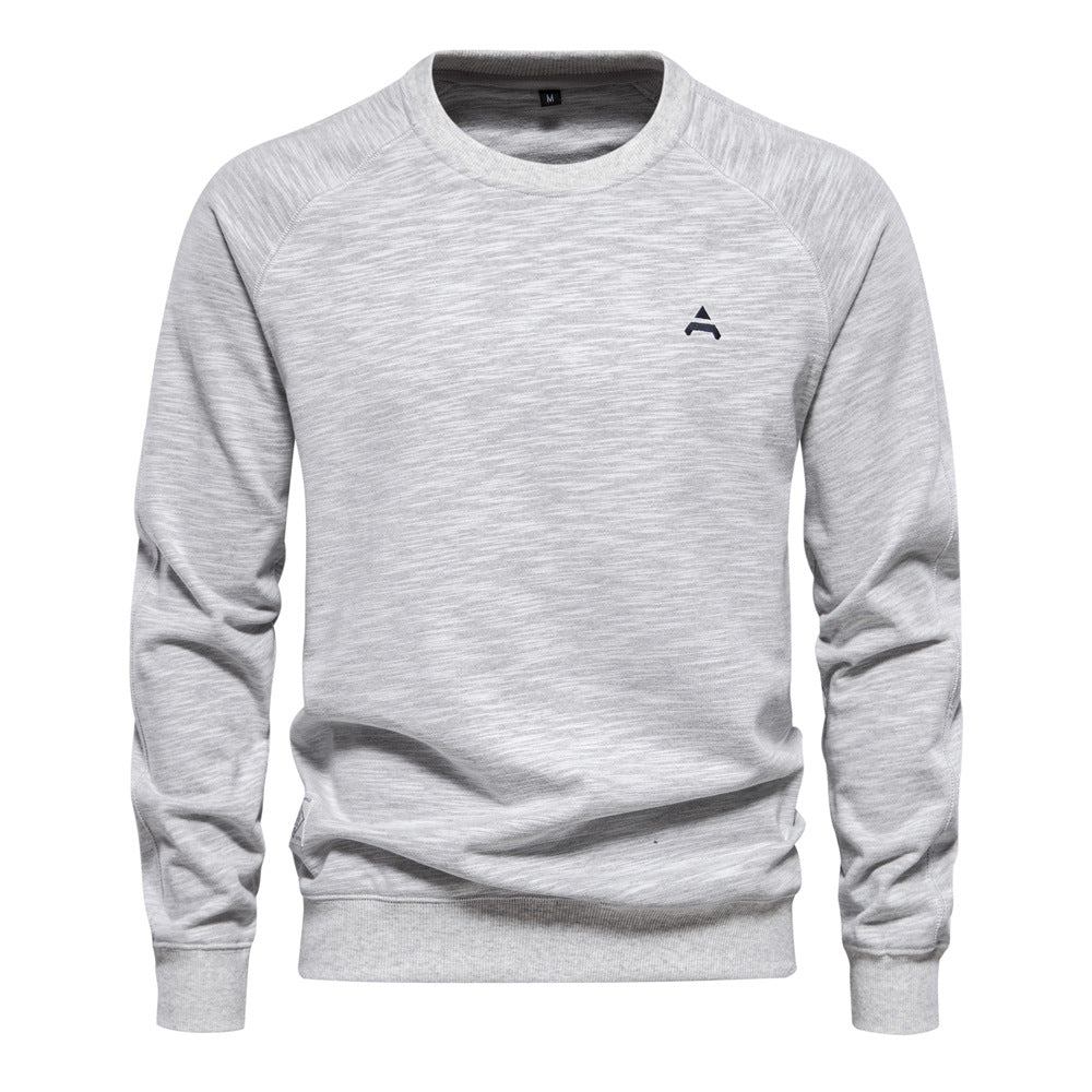 Herren Sweatshirt mit Raglanärmeln und hochwertiger Baumwolloberfläche R&B