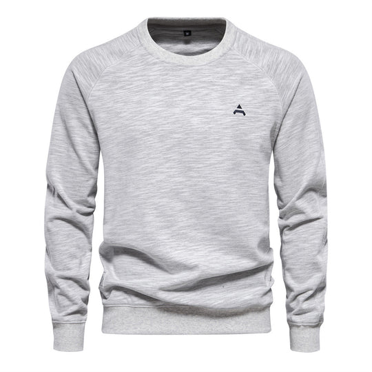 Herren Sweatshirt mit Raglanärmeln und hochwertiger Baumwolloberfläche R&B