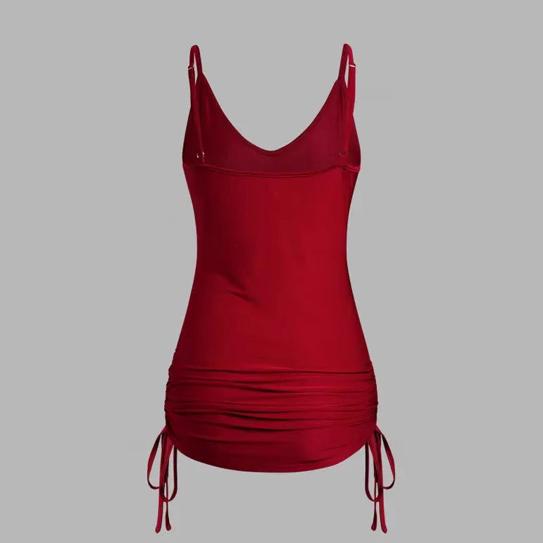 Damen Sportliches Oberteil mit asymmetrischem Schnitt und auffälligem Druck R&B