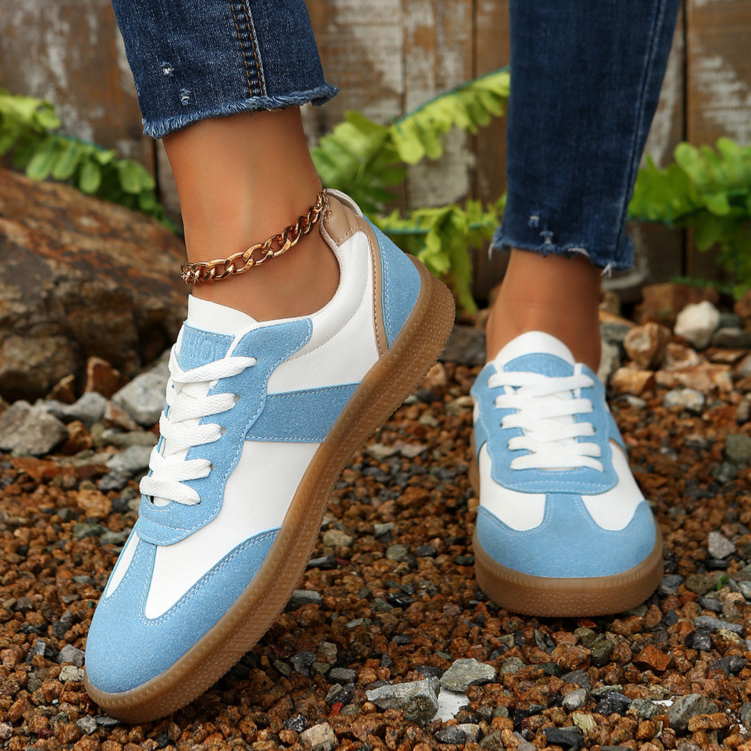 Damen Sneakers mit weichem Obermaterial und rutschfester Laufsohle R&B