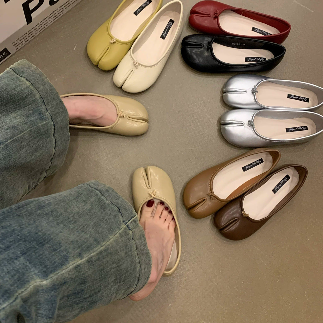 Damen modische Ballettschuhe R&B