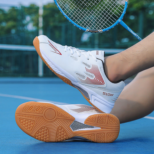 Damen Badmintonschuhe mit rutschfester Sohle und stoßdämpfender Dämpfung R&B