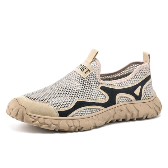 Herren Atmungsaktive Freizeit-Sneaker mit flexibler Gummisohle R&B