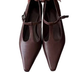 Damen elegante Slingback-Pumps mit modischem Schlitzdesign R&B