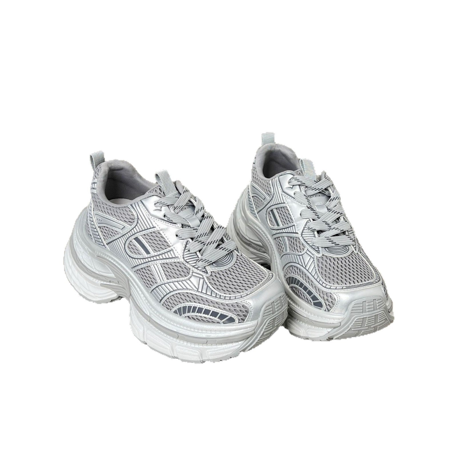 Damen Lauf-Sneaker mit atmungsaktiver Mesh-Oberfläche und stoßdämpfender Sohle R&B