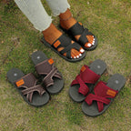 Damen Komfortable Freizeit-Sandalen mit elastischen Riemen R&B