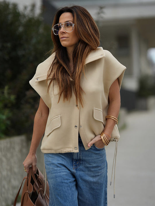 Damen gesteppte Utility-Weste R&B